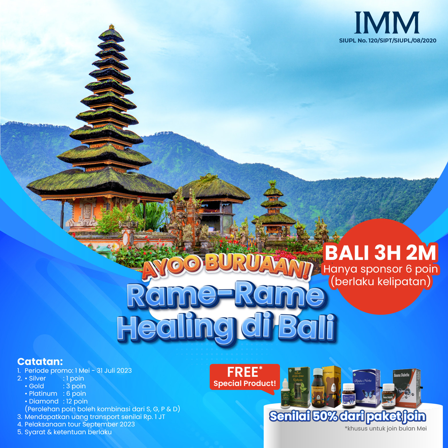 Poster Ramai-Ramai Healing di Bali 3H 2M